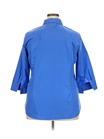 Norm Thompson 3/4 Sleeve Button-Down Shirt (view 2)