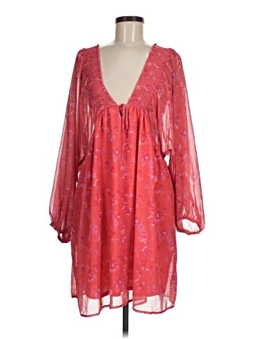 Peach Love Casual Dress (view 1)