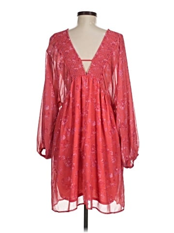 Peach Love Casual Dress (view 2)