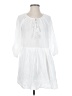 Three Dots 100% Cotton White Casual Dress Size XS (petite) - photo 1