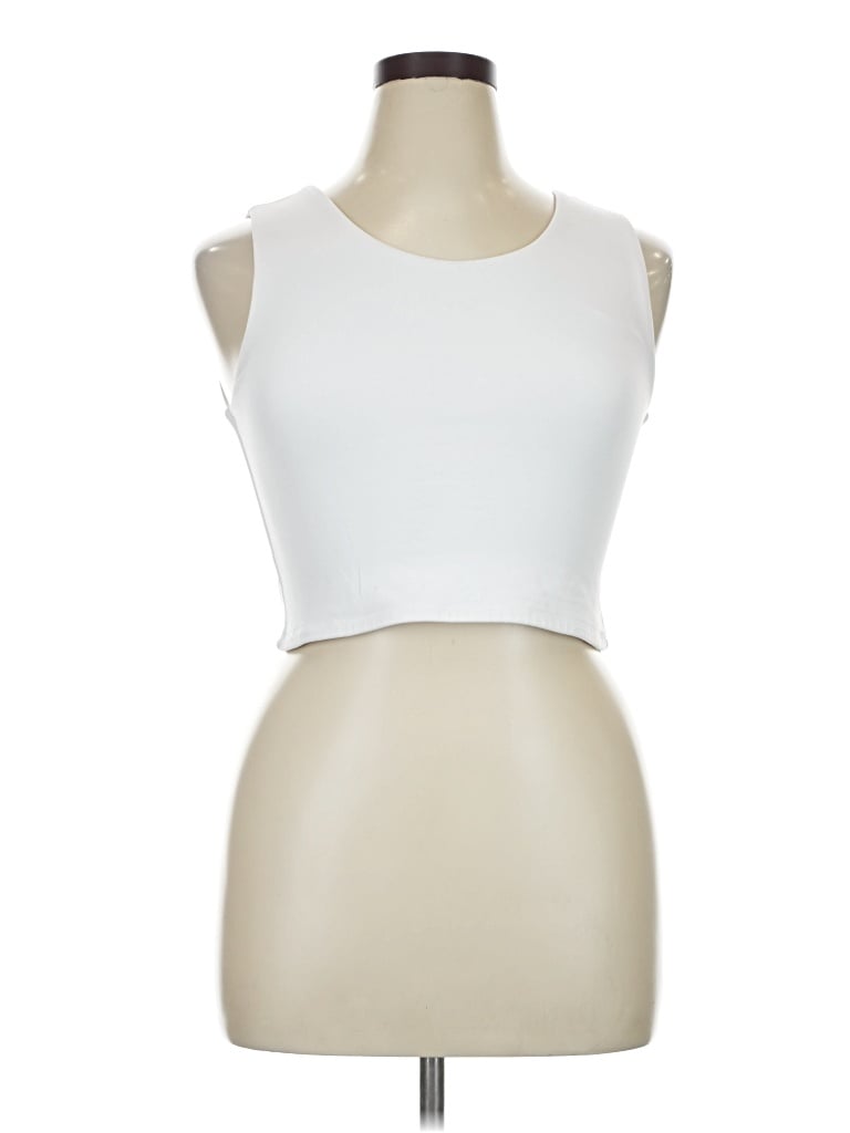 Pre-owned Assorted Brands Sleeveless T-shirt In White