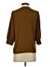 MELLODAY Brown 3/4 Sleeve Blouse Size XS - photo 2