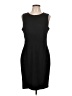 Judith & Charles Solid Black Cocktail Dress Size 12 (estimated) - photo 1