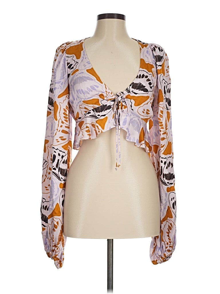 Pre-owned For Love & Lemons Jacket In Gold