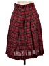 Gap 100% Rayon Plaid Red Casual Skirt Size 5-6 - photo 1