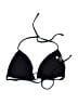 Unbranded Solid Black Swimsuit Top Size 4X - photo 2