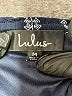 Lulus 100% Rayon Chevron-herringbone Blue Romper Size M - photo 4