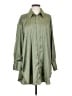 Zara Green Long Sleeve Button-Down Shirt Size S - photo 1