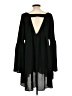 Boohoo 100% Polyester Black Long Sleeve Blouse Size 10 - photo 2
