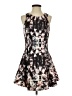 Addison Print Black Cocktail Dress Size S - photo 1
