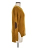 Alya Solid Gold Pullover Sweater Size M - photo 4