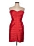 BCBGMAXAZRIA 100% Polyester Red Cocktail Dress Size 10 - photo 1