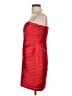 BCBGMAXAZRIA 100% Polyester Red Cocktail Dress Size 10 - photo 5