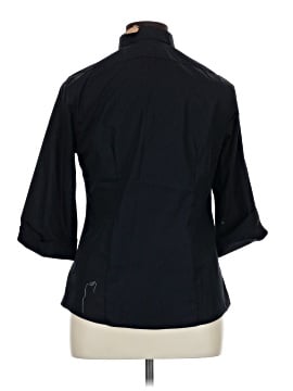 Lands' End 3/4 Sleeve Button-Down Shirt (view 2)