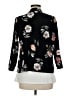 Magic Fit Floral Black Blazer Size M - photo 2