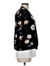Magic Fit Floral Black Blazer Size M - photo 4