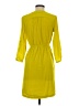 Old Navy 100% Polyester Solid Yellow Casual Dress Size XS - photo 2