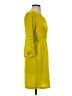 Old Navy 100% Polyester Solid Yellow Casual Dress Size XS - photo 4