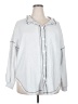 Fashion Nova Silver Long Sleeve Button-Down Shirt Size 1X - photo 1