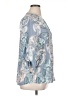 Chico's Paisley Blue 3/4 Sleeve Button-Down Shirt Size XL (3) - photo 4