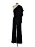 Unbranded 100% Polyester Solid Black Jumpsuit Size S - photo 2