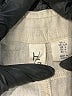 Happily Grey Chevron-herringbone Ivory Linen Pants Size L - photo 7