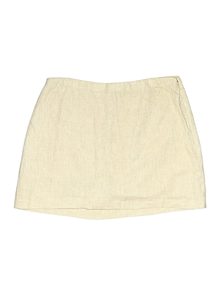 Pre-owned Abercrombie & Fitch Casual Skirt In Tan