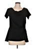 Soho Black Short Sleeve Top Size L - photo 1