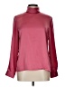 Pendleton 100% Polyester Burgundy Long Sleeve Blouse Size 10 - photo 1