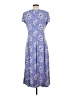 Perceptions Paisley Blue Casual Dress Size L - photo 2