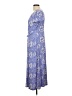 Perceptions Paisley Blue Casual Dress Size L - photo 5