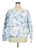 Time and Tru 100% Cotton Tie-dye Blue Sweatshirt Size 20 - photo 1