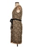 Calvin Klein 100% Polyester Paisley Tan Cocktail Dress Size 4 - photo 5