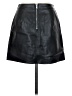 Lulus Solid Black Faux Leather Skirt Size S - photo 2