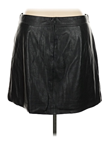 J.Crew Factory Store Faux Leather Skirt (view 2)