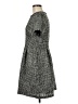 Solitaire 100% Polyester Tweed Gray Casual Dress Size 8 - photo 5