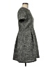 Solitaire 100% Polyester Tweed Gray Casual Dress Size 8 - photo 4