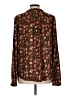 Treasure & Bond 100% Polyester Floral Brown Long Sleeve Blouse Size L - photo 2
