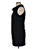 Pure Amici Solid Black Casual Dress Size M - photo 5