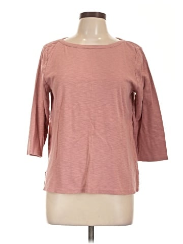 KIRKLAND Signature 3/4 Sleeve T-Shirt (view 1)