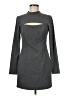 Zara Solid Gray Casual Dress Size M - photo 1