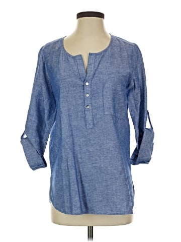Max Studio 3/4 Sleeve Blouse (view 1)