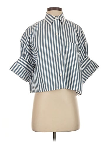WAYF Short Sleeve Blouse (view 1)