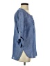 Max Studio Blue 3/4 Sleeve Blouse Size S - photo 4