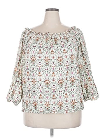 St. John's Bay 3/4 Sleeve Blouse (view 1)