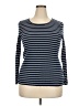 ELOQUII Blue Long Sleeve Top Size 18 Plus - photo 1