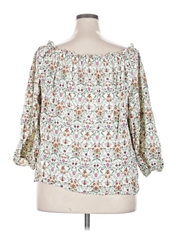 St. John's Bay 3/4 Sleeve Blouse (view 2)