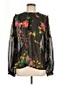 CAbi 100% Polyester Black Long Sleeve Blouse Size M - photo 1