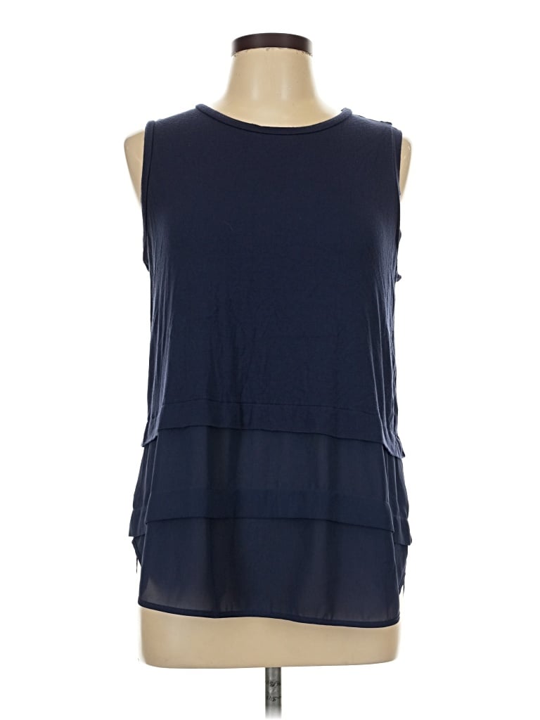 Pre-owned Michael Michael Kors Sleeveless Blouse In Blue