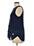 MICHAEL Michael Kors Blue Sleeveless Blouse Size L - photo 5
